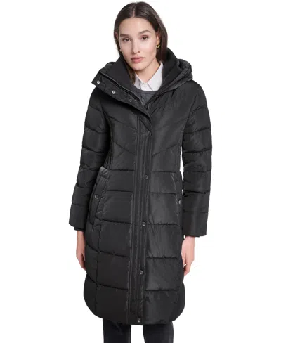 Cole Haan Women's Quilted Down Puffer Coat In Black