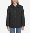 Cole Haan Honeycomb Quilted Jacket In Black