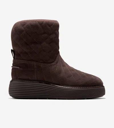 Cole Haan Women's Øriginal Grand Max Platform Pullon Booties - Brown Size 10