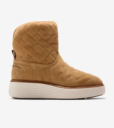 Cole Haan Women's Øriginal Grand Max Platform Pullon Booties - Brown Size 10