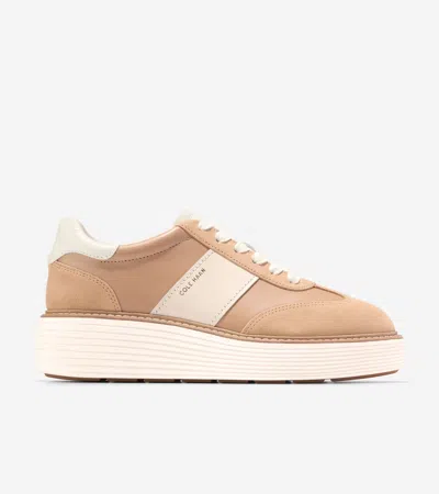 Cole Haan Women's Øriginal Grand Max Platform Sneakers - Beige Size 8.5 In Sand