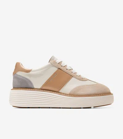 Cole Haan Women's Øriginal Grand Max Platform Sneakers - Beige Size 9 In White