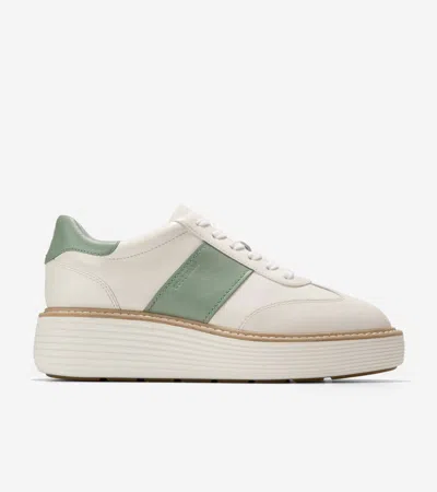 Cole Haan Women's Øriginal Grand Max Platform Sneakers - Green Size 8.5 In White