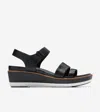 Cole Haan Originalgrand Peyton Flatform Sandal In Black