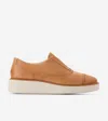 Cole Haan Women's Øriginal Grand Platform Slip-on Oxfords Size 8.5 In Brown