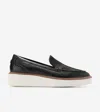 Cole Haan Women's Øriginal Grand Platform Venetian Loafers - Black Size 8.5 In Black