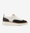 Cole Haan Women's Øriginal Grand Platform Wingtip Oxford Shoes - Black Size 9.5 In Multi