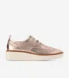 Cole Haan Original Grand Platform Oxfords In Pink