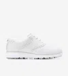 Cole Haan Women's Øriginal Grand Saddle Golf Shoes - White Size 9 Waterproof In White