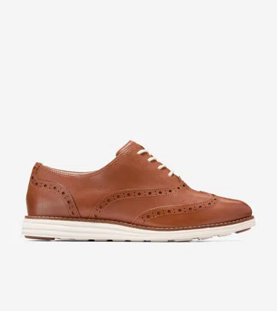 Cole Haan Women's Øriginal Grand Wingtip Oxford Shoes - Brown Size 9.5