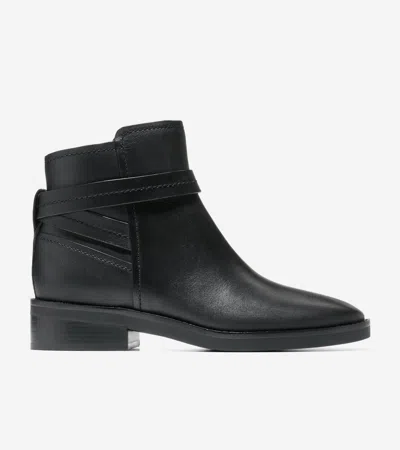 Cole Haan Women's Rosalyn Ankle Strap Waterproof Boots - Black Size 9