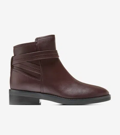 Cole Haan Women's Rosalyn Ankle Strap Waterproof Boots - Brown Size 7