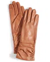Cole Haan Women's Quilted Leather Gloves In British Tan