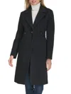 Cole Haan Women's Single Breasted Wool Blend Coat In Black