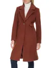 Cole Haan Women's Single Breasted Wool Blend Coat In Castor