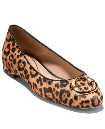 Cole Haan Skylar Ballets In Animal Print