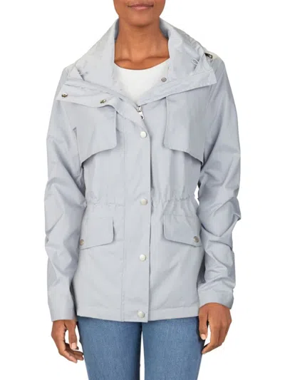 Cole Haan Women's Snap Front Zip Collar Jacket In Champagne