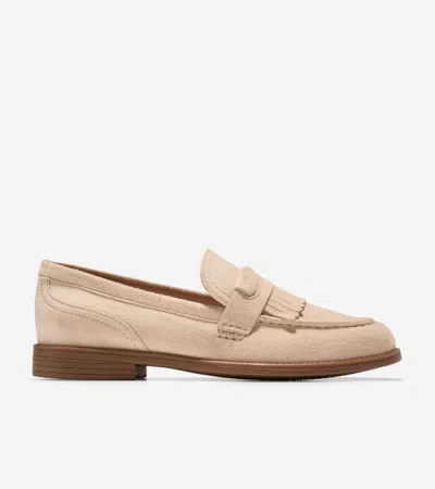 Cole Haan Women's Stassi Kiltie Loafers - Beige Size 9 In Sand
