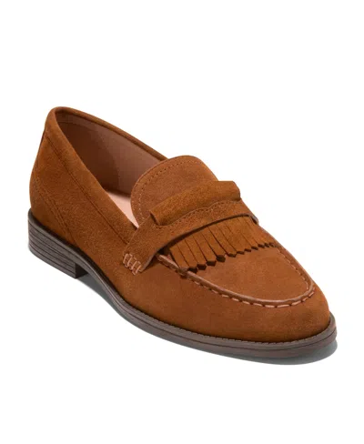Cole Haan Women's Stassi Kiltie Loafers In Brown
