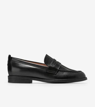 Cole Haan Women's Stassi Penny Loafers - Black Size 8.5