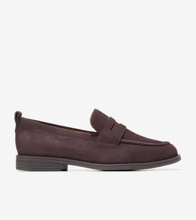 Cole Haan Women's Stassi Penny Loafers - Brown Size 10