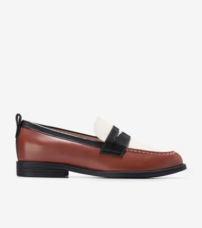 Cole Haan Women's Stassi Penny Loafers - Brown Size 10