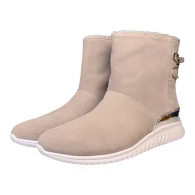 Cole Haan Women's Studio Grand Waterproof Slip-on Boot In Vapor Gray In Brown