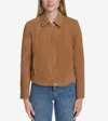 Cole Haan Suede Jacket In Brown