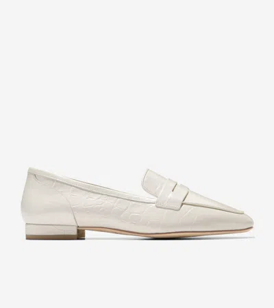 Cole Haan Women's Tarese Soft Loafers - Beige Size 9.5 In White