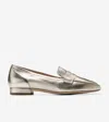 Cole Haan Tarese Penny Loafer In Gold