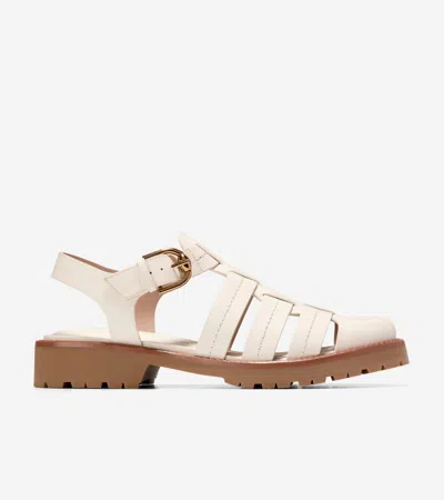 Cole Haan Women's Tatiana Fisherman Sandals - White Size 9
