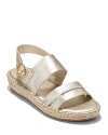 COLE HAAN WOMEN'S TILDEN ALMOND TOE ESPADRILLE SANDALS