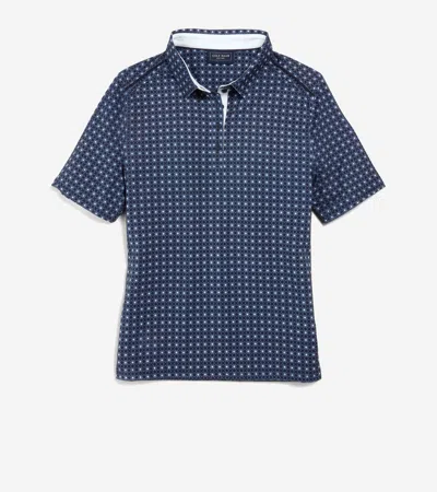 Cole Haan Women's Topspin Polo Shirt - Blue Size Small