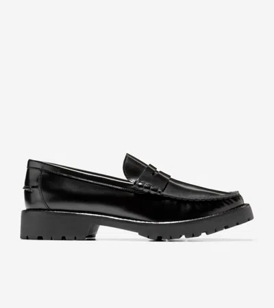 Cole Haan Women's Treena Lug Loafers - Black Size 9.5