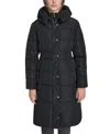 Cole Haan Women's Trim Hood Zip-front Puffer Coat In Black