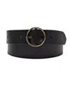 COLE HAAN WOMEN'S TWO-IN-ONE CENTER BAR REVERSIBLE GENUINE LEATHER BELT