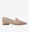 Cole Haan Women's Valantina Pointed Toe Block Heel Loafers In Irish Coffee