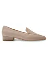 Cole Haan Women's Valantina Pointed Toe Block Heel Loafers In Irish Cream