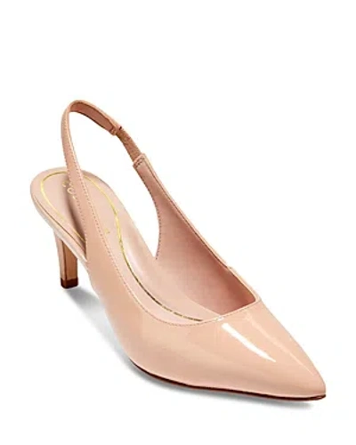 Cole Haan Women's Vandam Pointed Toe Slingback High Heel Pumps In Nude