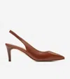 Cole Haan Women's Vandam Slingback Pumps 65mm - Brown Size 6.5 In Cuoio