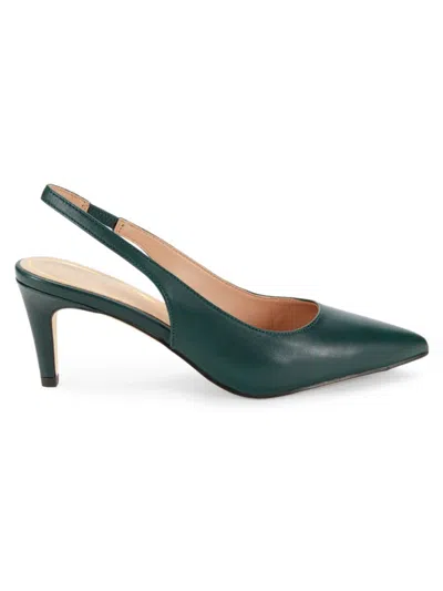 Cole Haan Women's Vandam Slingback Pumps In Scarab