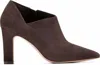 Cole Haan Women's Vestry Pointed Toe Booties In Dark Chocolate Suede In Brown