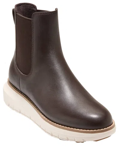 Cole Haan Women's Zerãgrand Rexanna Waterproof Chelsea Boots In Brown