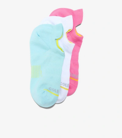Cole Haan Women's Zerøgrand 3-pair Liner Socks In Light Blue-assorted
