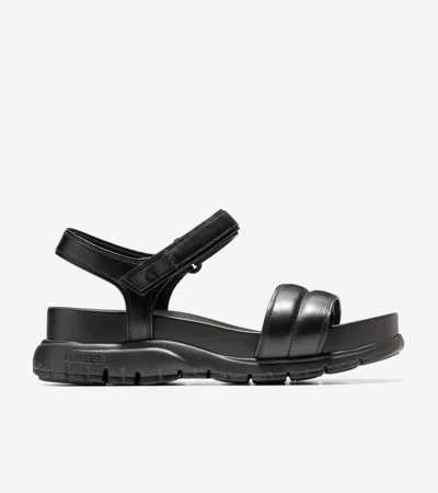 Cole Haan Women's Zerøgrand Ankle Strap Sandals - Black Size 9
