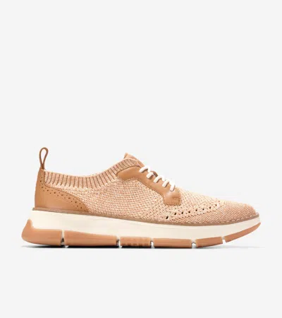 Cole Haan Women's Zerøgrand Rella Stitchlite Oxfords - Beige Size 8