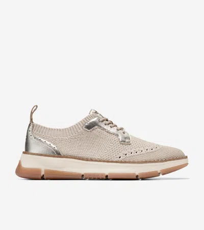 Cole Haan Women's Zerøgrand Rella Stitchlite Oxfords - Beige Size 8 In Sand