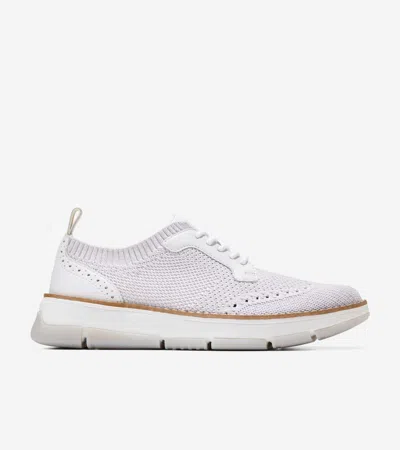 Cole Haan Women's Zerøgrand Rella Stitchlite Oxfords - White Size 9 In Gray
