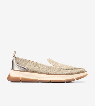 Cole Haan Women's Zerøgrand Rella Stitchlite Venetian Loafers - Beige Size 8 In Brown