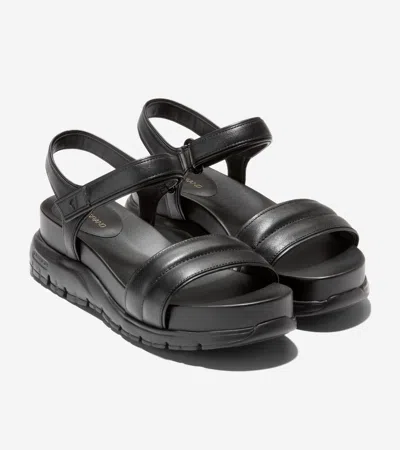 Cole Haan Women's Zerogrand Ankle Strap Sandals In Black